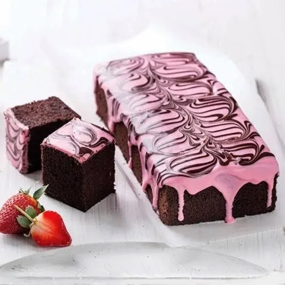 Amanda Brownies Pink Marble