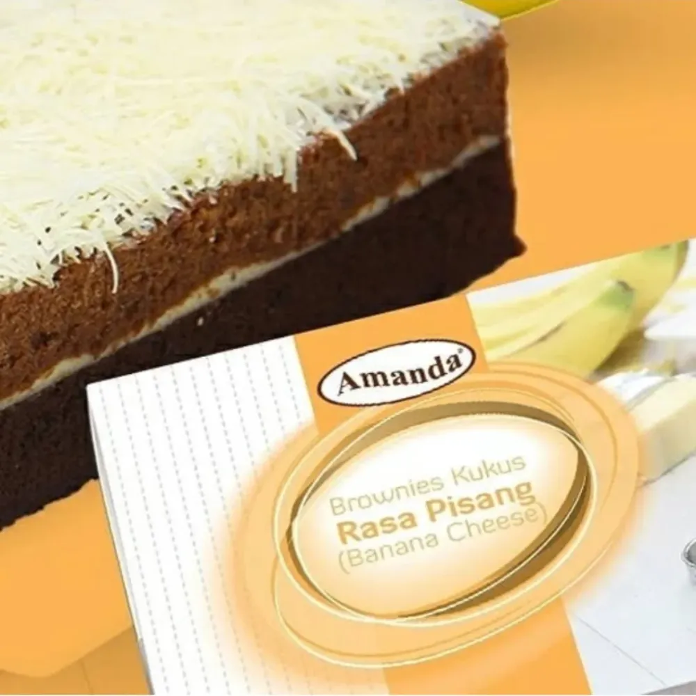 Amanda Brownies Banana Cheese